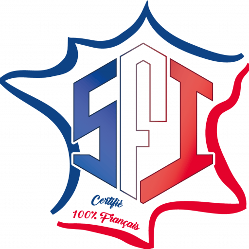 Logo SFI sur carte de France